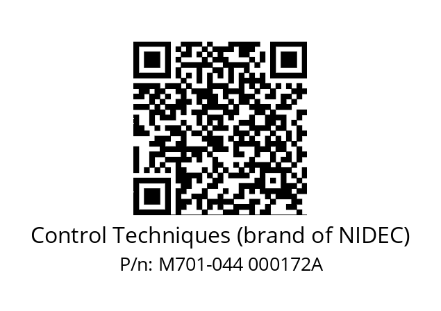   Control Techniques (brand of NIDEC) M701-044 000172A