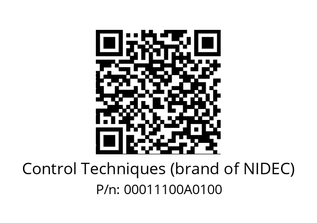   Control Techniques (brand of NIDEC) 00011100A0100