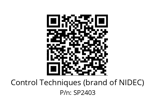   Control Techniques (brand of NIDEC) SP2403