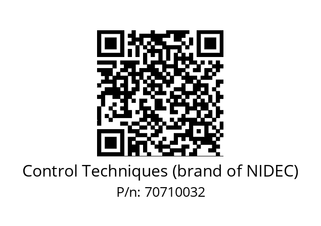   Control Techniques (brand of NIDEC) 70710032