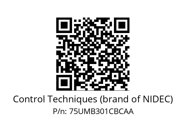   Control Techniques (brand of NIDEC) 75UMB301CBCAA