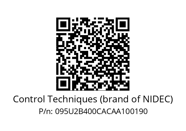   Control Techniques (brand of NIDEC) 095U2B400CACAA100190