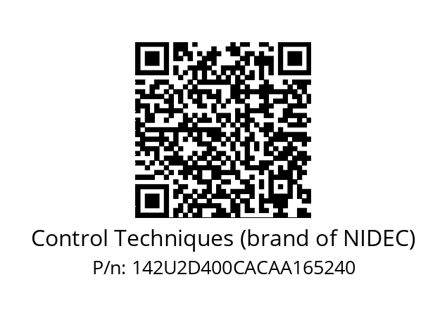   Control Techniques (brand of NIDEC) 142U2D400CACAA165240