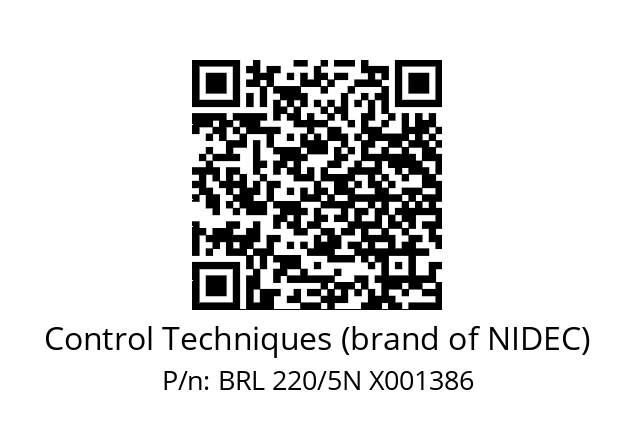   Control Techniques (brand of NIDEC) BRL 220/5N X001386