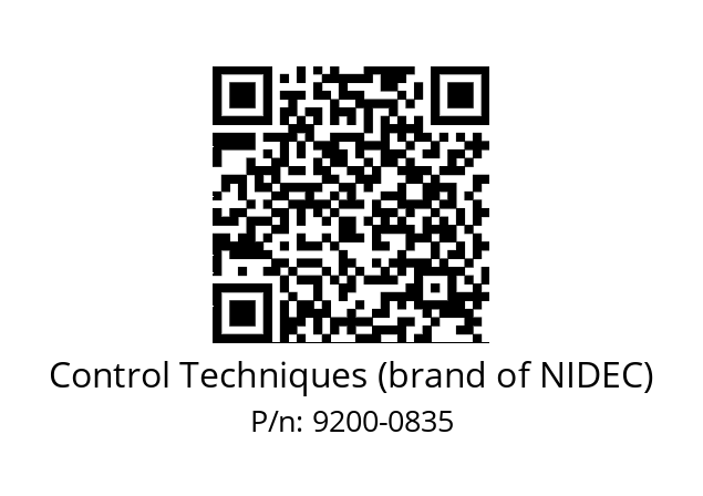   Control Techniques (brand of NIDEC) 9200-0835