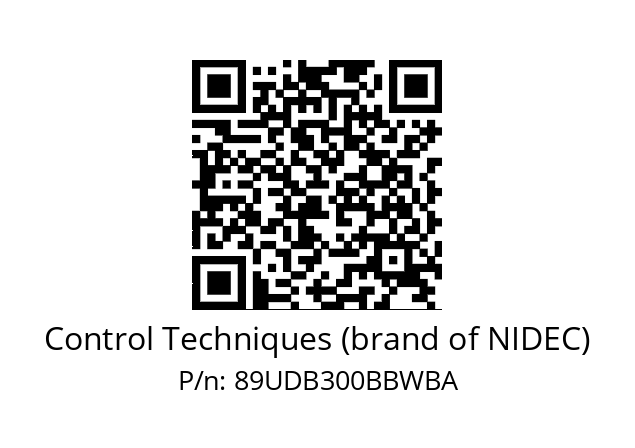   Control Techniques (brand of NIDEC) 89UDB300BBWBA