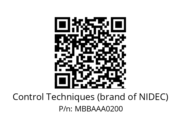   Control Techniques (brand of NIDEC) MBBAAA0200