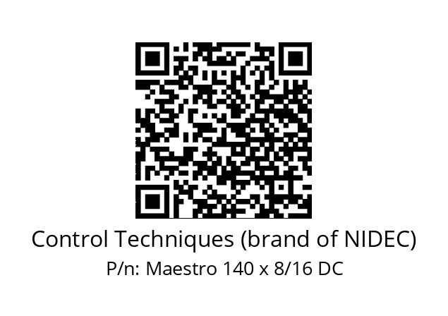   Control Techniques (brand of NIDEC) Maestro 140 x 8/16 DC