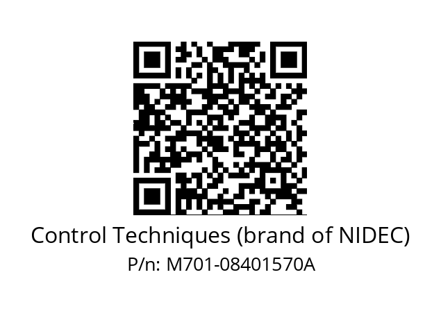   Control Techniques (brand of NIDEC) M701-08401570A