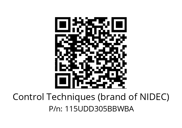   Control Techniques (brand of NIDEC) 115UDD305BBWBA