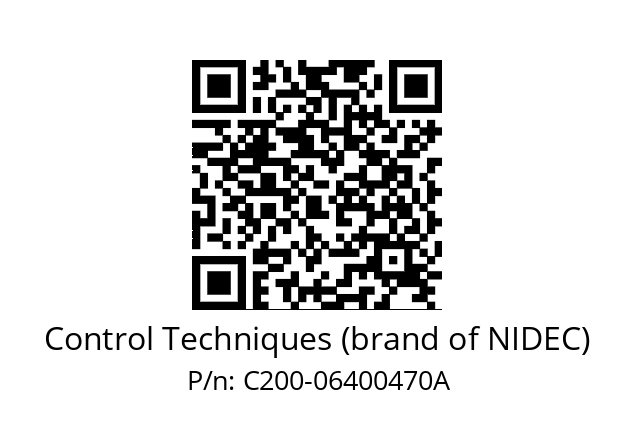   Control Techniques (brand of NIDEC) C200-06400470A