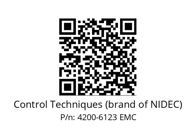   Control Techniques (brand of NIDEC) 4200-6123 EMC