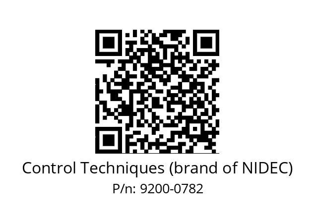   Control Techniques (brand of NIDEC) 9200-0782