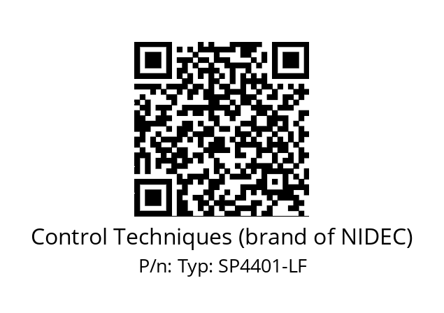   Control Techniques (brand of NIDEC) Typ: SP4401-LF