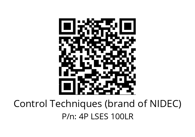   Control Techniques (brand of NIDEC) 4P LSES 100LR