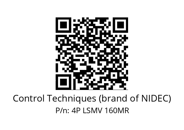   Control Techniques (brand of NIDEC) 4P LSMV 160MR