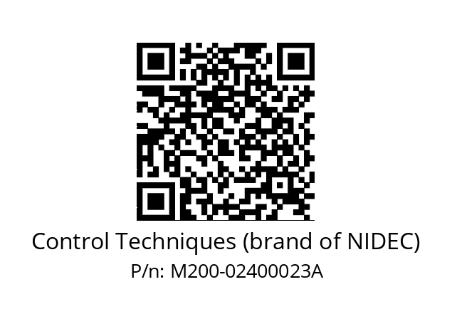   Control Techniques (brand of NIDEC) M200-02400023A