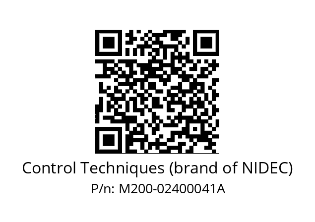   Control Techniques (brand of NIDEC) M200-02400041A