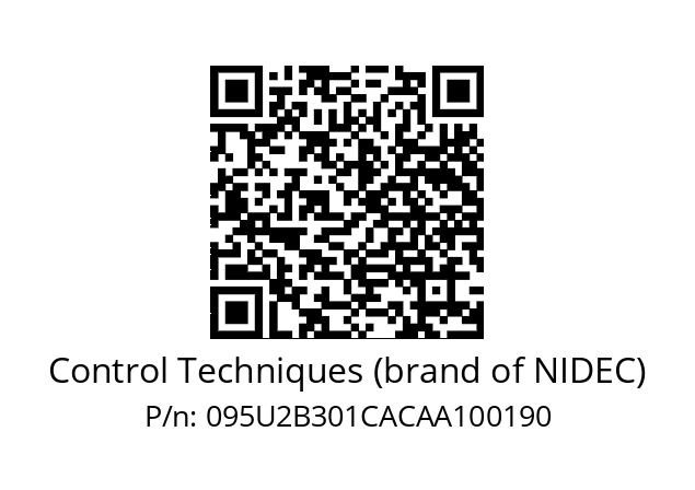   Control Techniques (brand of NIDEC) 095U2B301CACAA100190