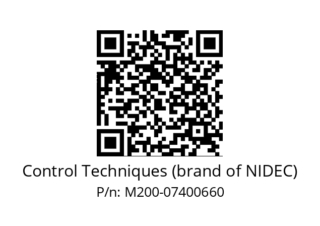   Control Techniques (brand of NIDEC) M200-07400660