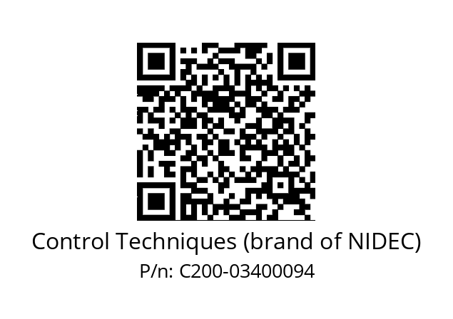   Control Techniques (brand of NIDEC) C200-03400094