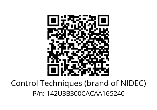   Control Techniques (brand of NIDEC) 142U3B300CACAA165240