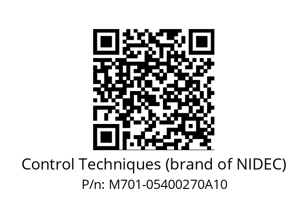   Control Techniques (brand of NIDEC) M701-05400270A10