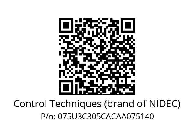   Control Techniques (brand of NIDEC) 075U3C305CACAA075140