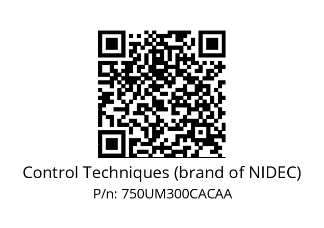   Control Techniques (brand of NIDEC) 750UM300CACAA