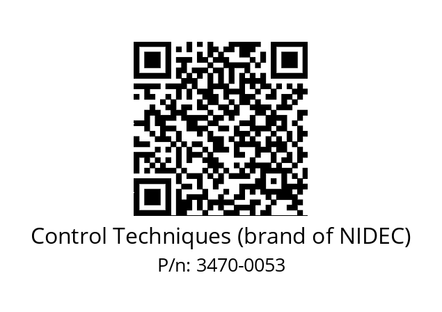   Control Techniques (brand of NIDEC) 3470-0053