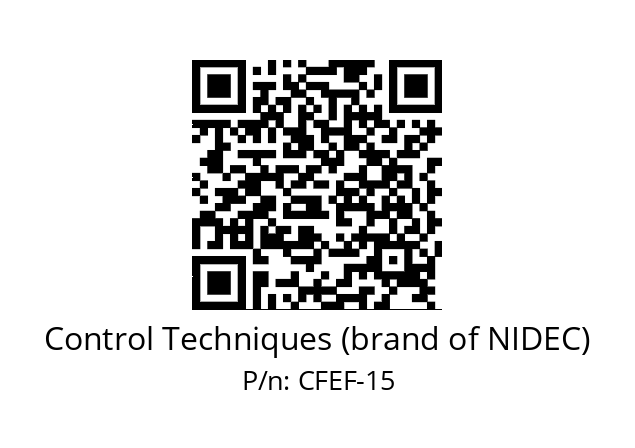   Control Techniques (brand of NIDEC) CFEF-15