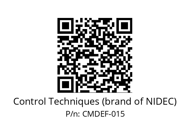   Control Techniques (brand of NIDEC) CMDEF-015