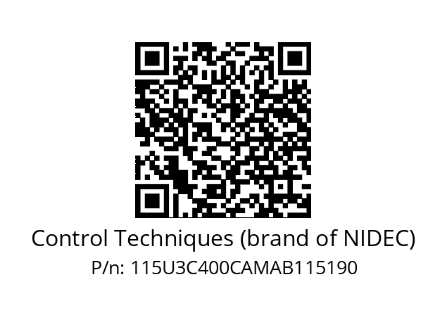   Control Techniques (brand of NIDEC) 115U3C400CAMAB115190