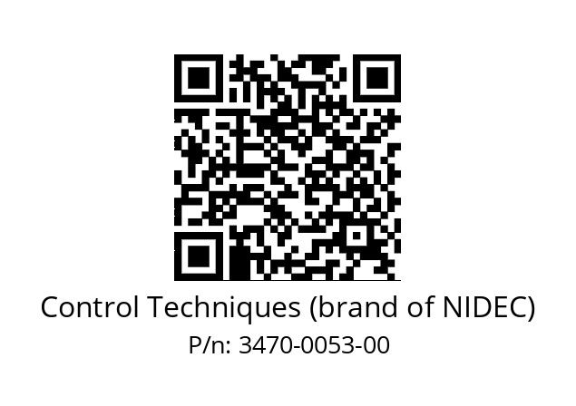   Control Techniques (brand of NIDEC) 3470-0053-00