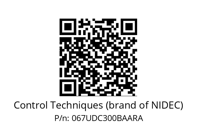   Control Techniques (brand of NIDEC) 067UDC300BAARA