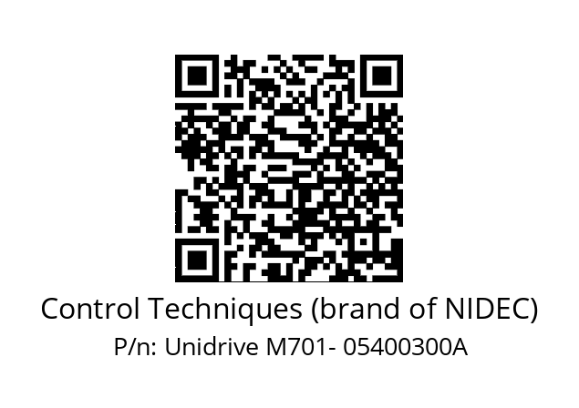   Control Techniques (brand of NIDEC) Unidrive M701- 05400300A