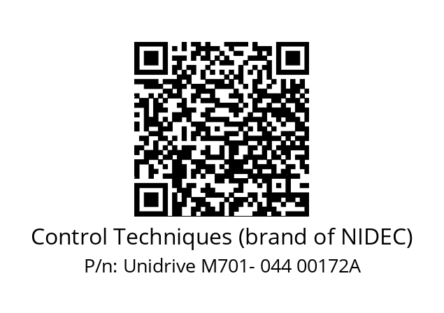   Control Techniques (brand of NIDEC) Unidrive M701- 044 00172A