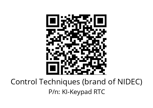   Control Techniques (brand of NIDEC) KI-Keypad RTC