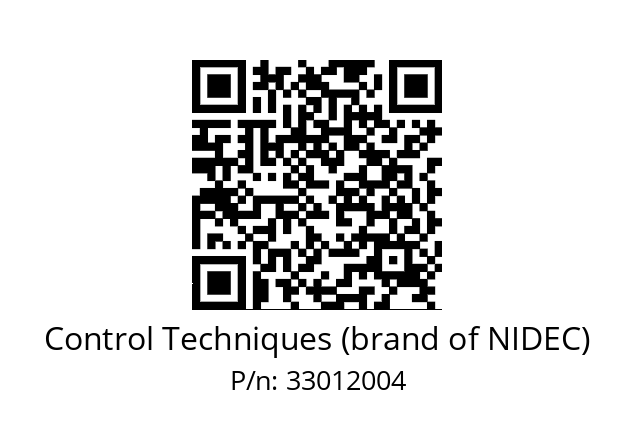   Control Techniques (brand of NIDEC) 33012004