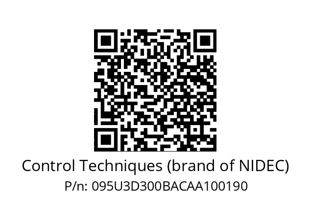   Control Techniques (brand of NIDEC) 095U3D300BACAA100190