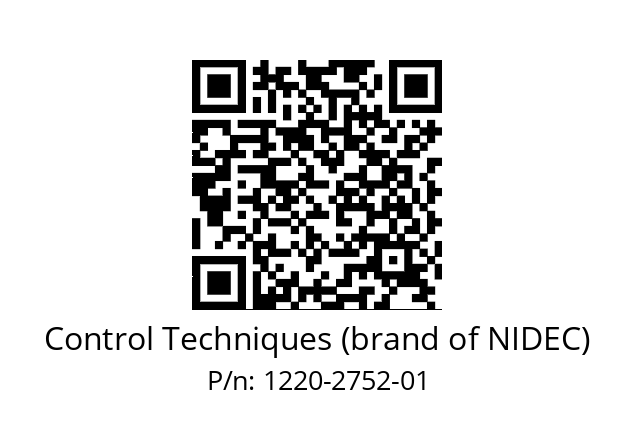   Control Techniques (brand of NIDEC) 1220-2752-01