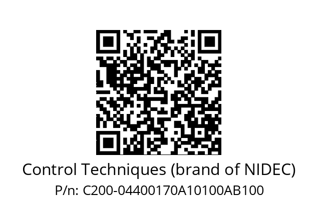   Control Techniques (brand of NIDEC) C200-04400170A10100AB100