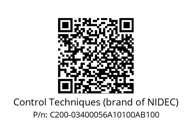   Control Techniques (brand of NIDEC) C200-03400056A10100AB100