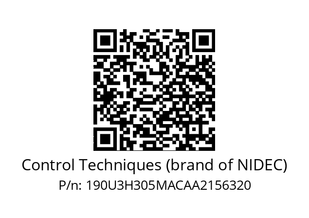   Control Techniques (brand of NIDEC) 190U3H305MACAA2156320