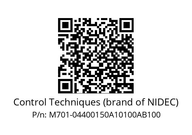   Control Techniques (brand of NIDEC) M701-04400150A10100AB100