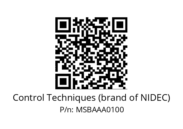   Control Techniques (brand of NIDEC) MSBAAA0100