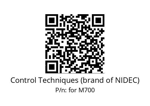   Control Techniques (brand of NIDEC) for M700