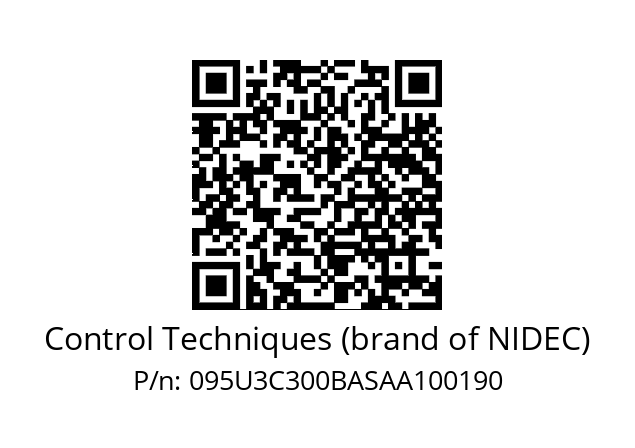   Control Techniques (brand of NIDEC) 095U3C300BASAA100190