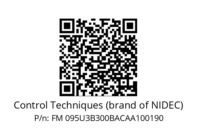   Control Techniques (brand of NIDEC) FM 095U3B300BACAA100190