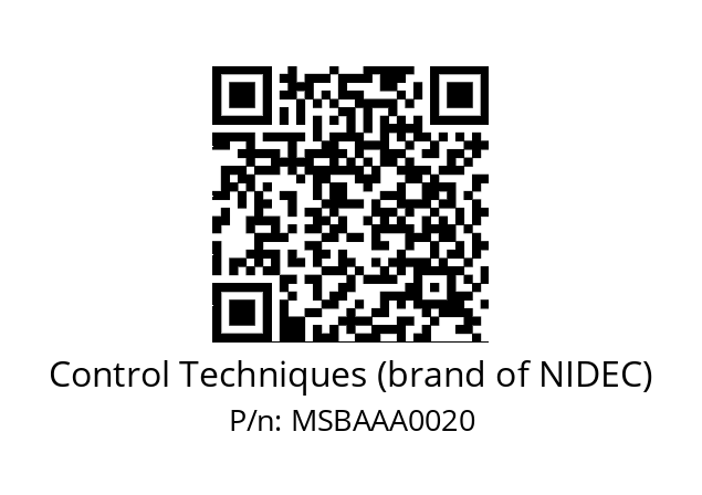   Control Techniques (brand of NIDEC) MSBAAA0020